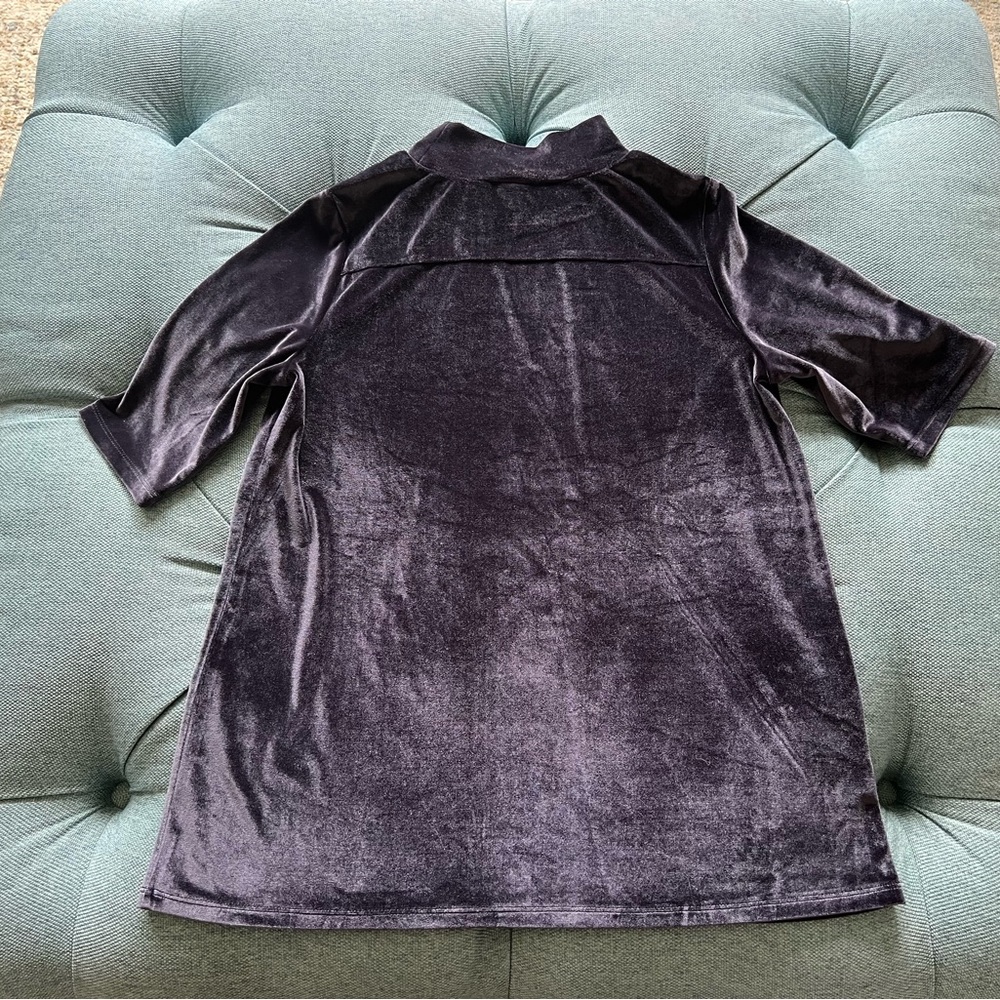 Loft Velvet Mock Turtleneck - Picture 9 of 15